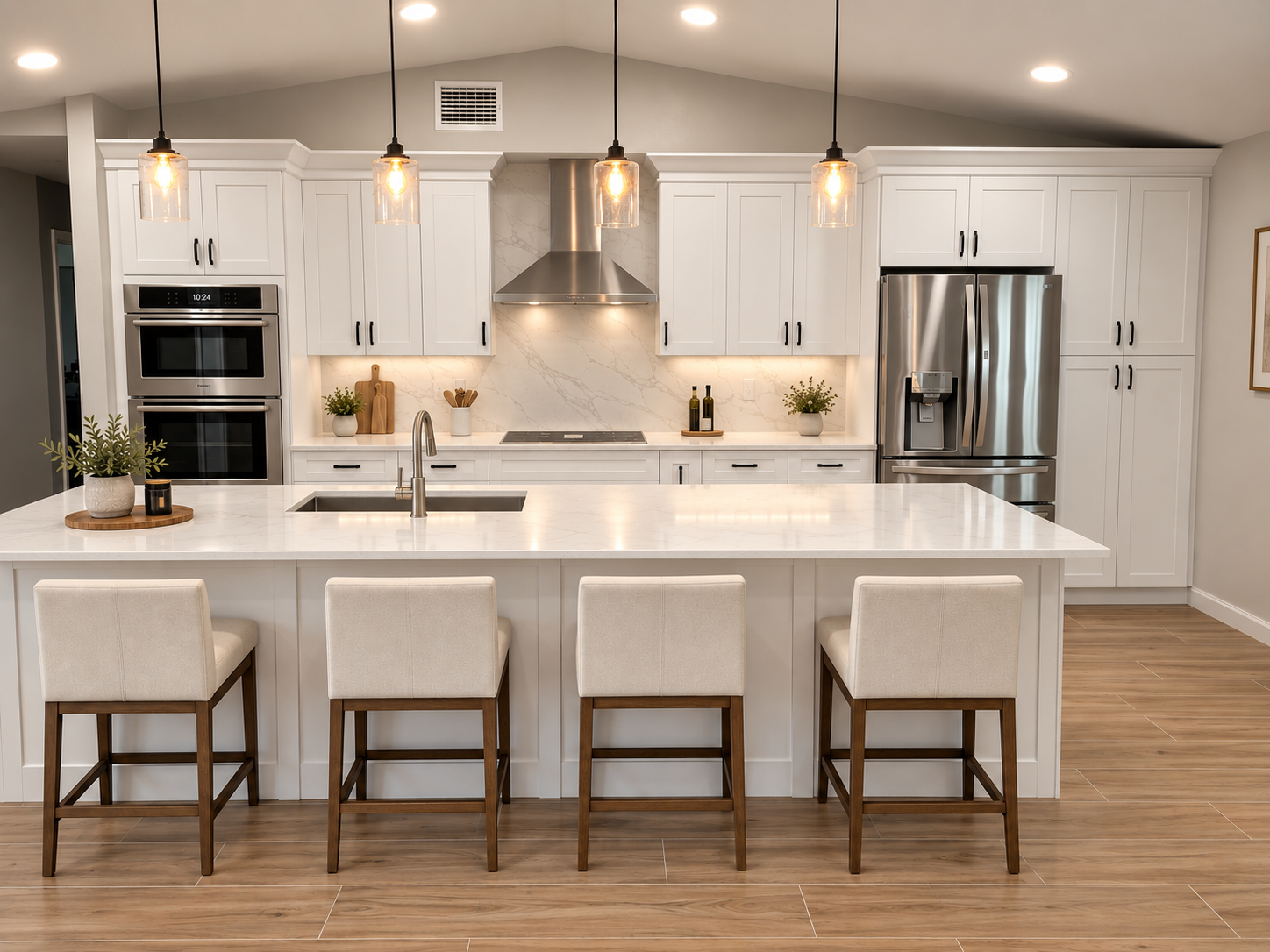 Bright Modern Farmhouse Kitchen